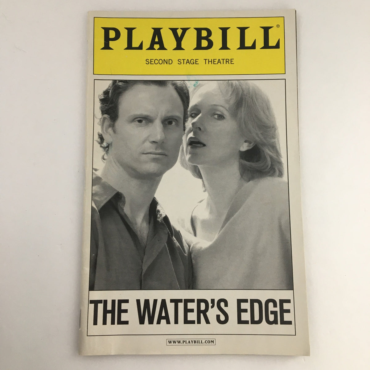 2006 Playbill for 'The Water's Edge' at 2econd Stage Theatre featuring actors Kate Burton and Austin Lysy on the cover.