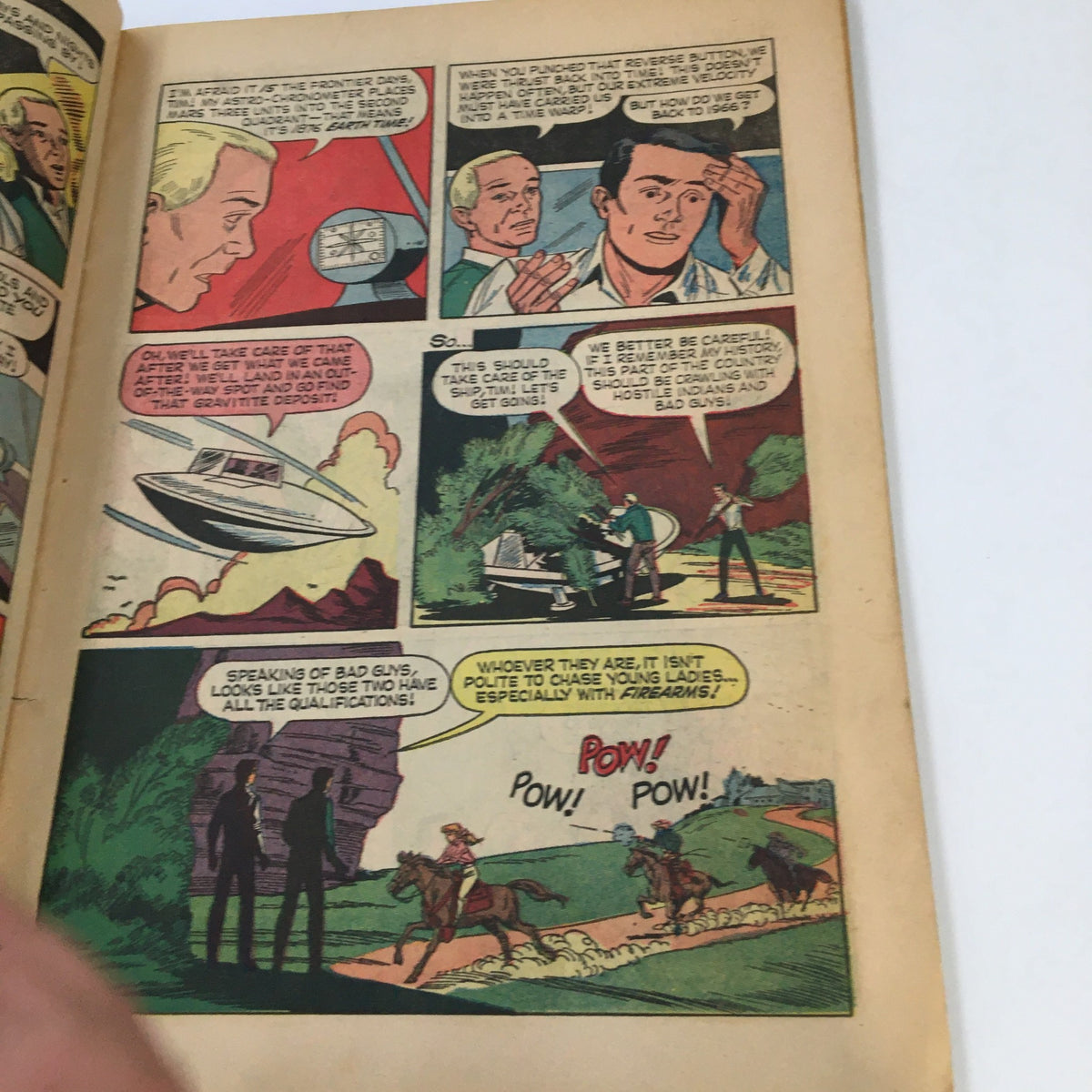 Another interior page of VTG My Favorite Martian Comics July 1966 featuring comic strip dialogue and illustrations.