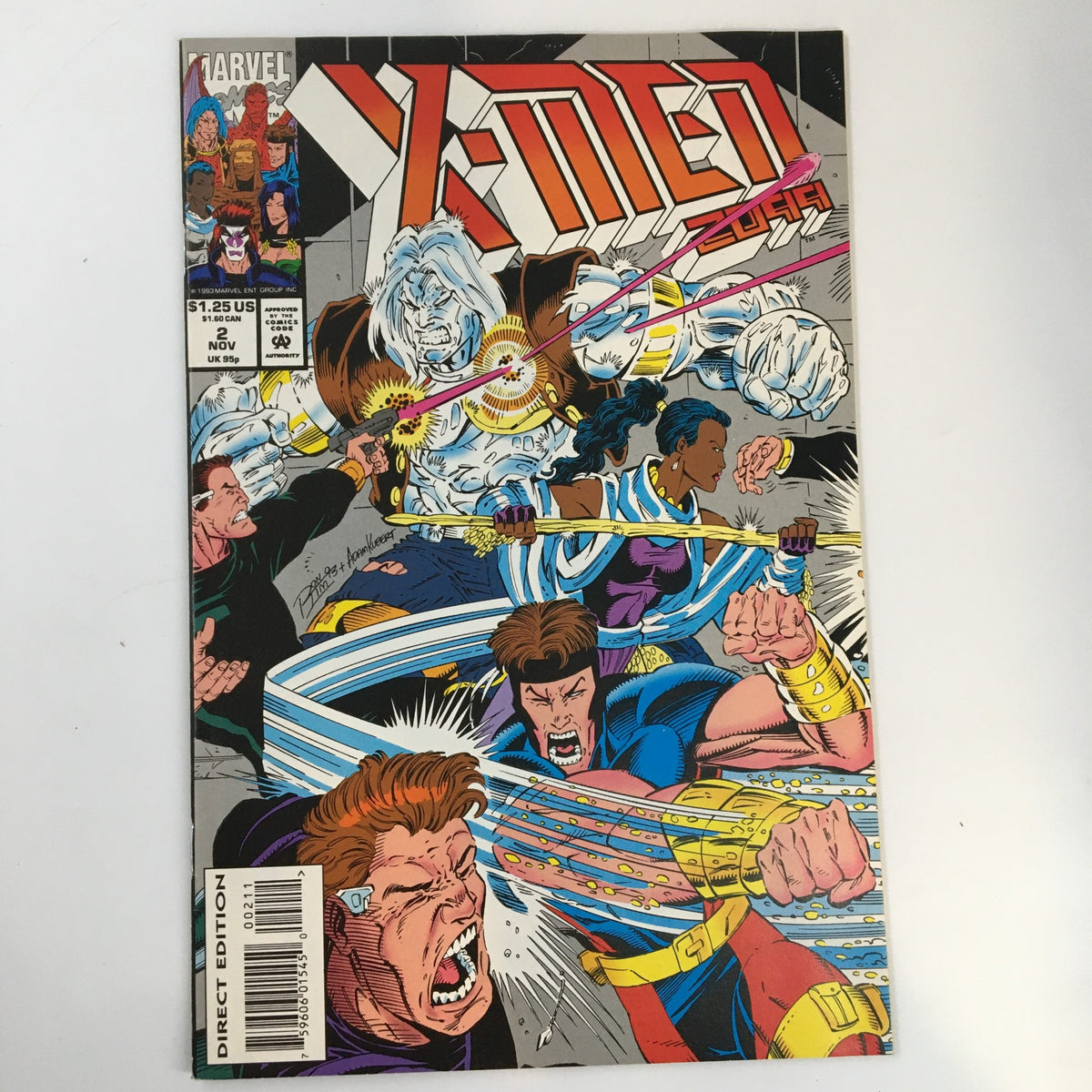 Marvel Comics November 1993 X-Men 2099 Vol. 1 No. 2  Synge City Blues VG