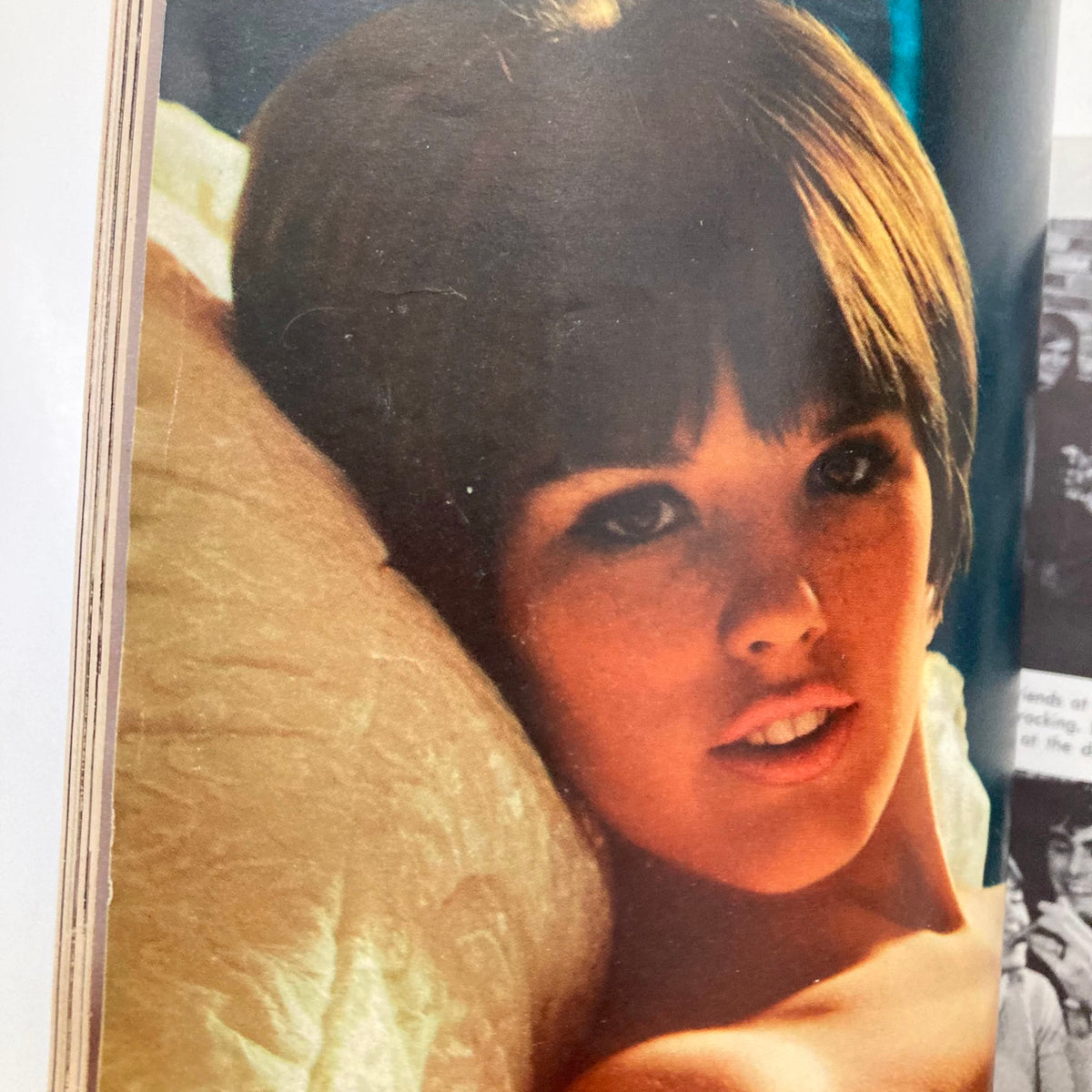 Interior image of VTG Playboy Magazine September 1966 showcasing the centerfold of Dianne Chandler, capturing her beauty in a vintage setting.