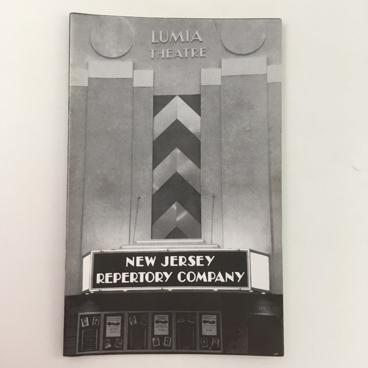 Promotional booklet cover for the 2003 New Jersey Repertory Company production 'The Good Daughter' by D.W. Gregory, featuring the Lumina Theatre design.