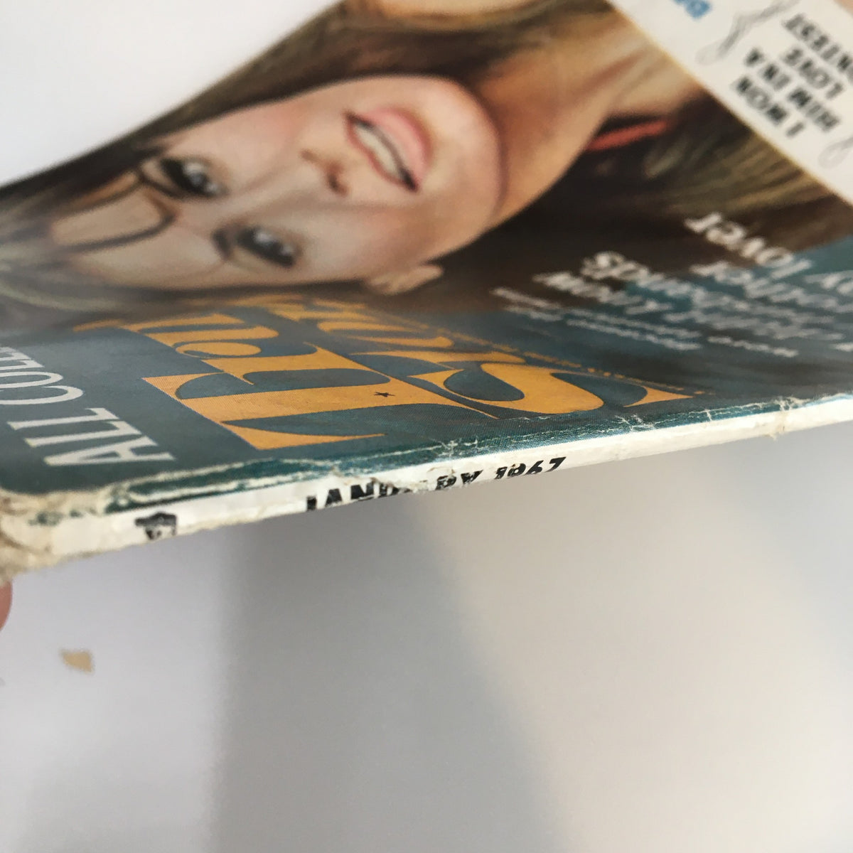 Side view of the January 1967 True Story Magazine, highlighting minor wear and the publication date, which is visible at the edge.