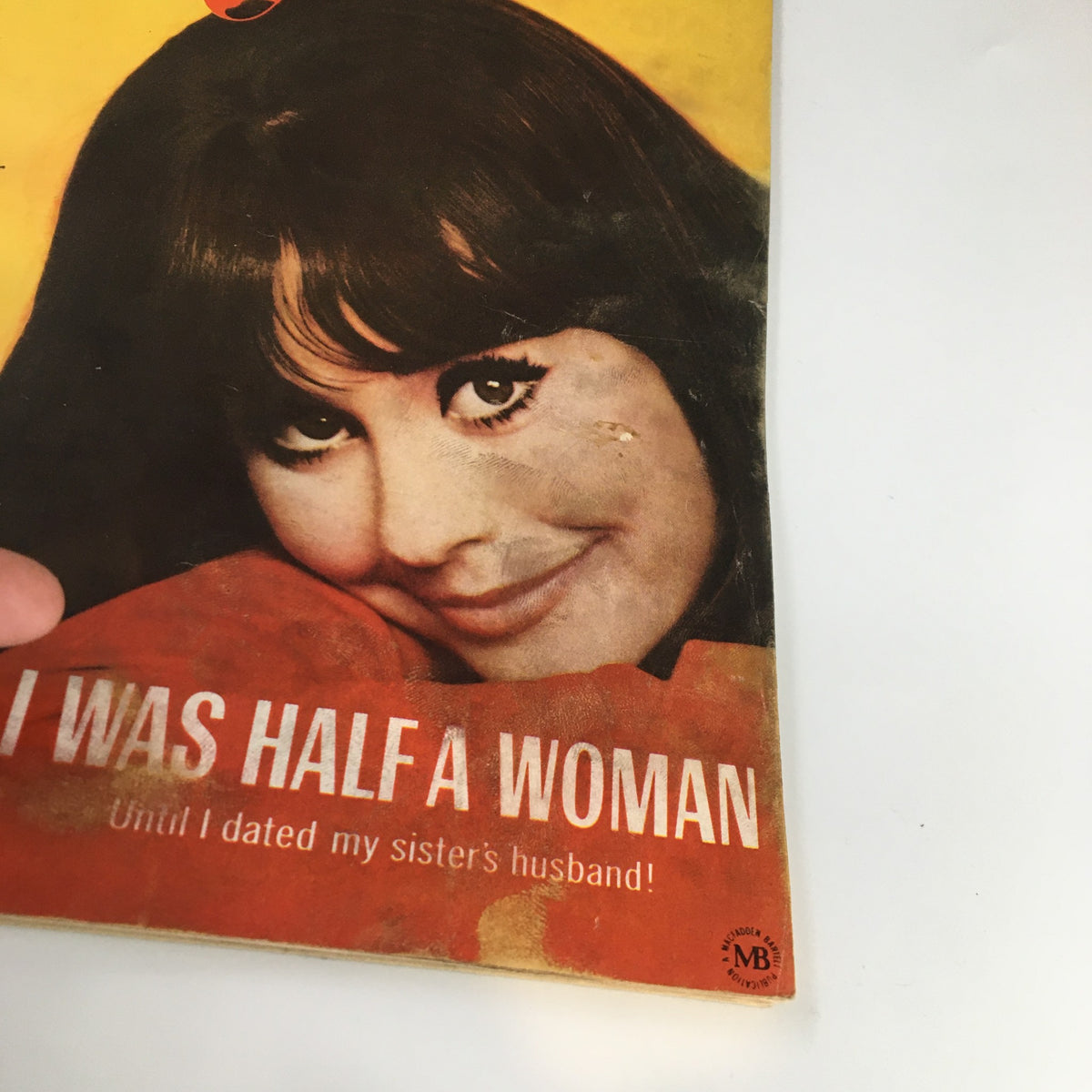 Cover of VTG True Story Magazine November 1966 featuring an article titled 'I Was Half a Woman'. The cover showcases a smiling woman and highlights nostalgic content from the era.