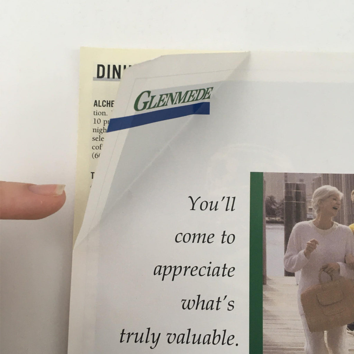 Cover of the 2003 Wintertime by Charles Mee, David Schweizer at McCarter Theatre Center, featuring a partially visible magazine with the text 'You'll come to appreciate what's truly valuable' along with a visual of individuals walking, in very good condition.