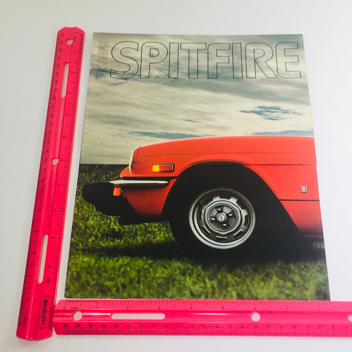 Vintage Triumph Spitfire 4-Cylinder 2-Door Soft-top Convertible Car Brochure