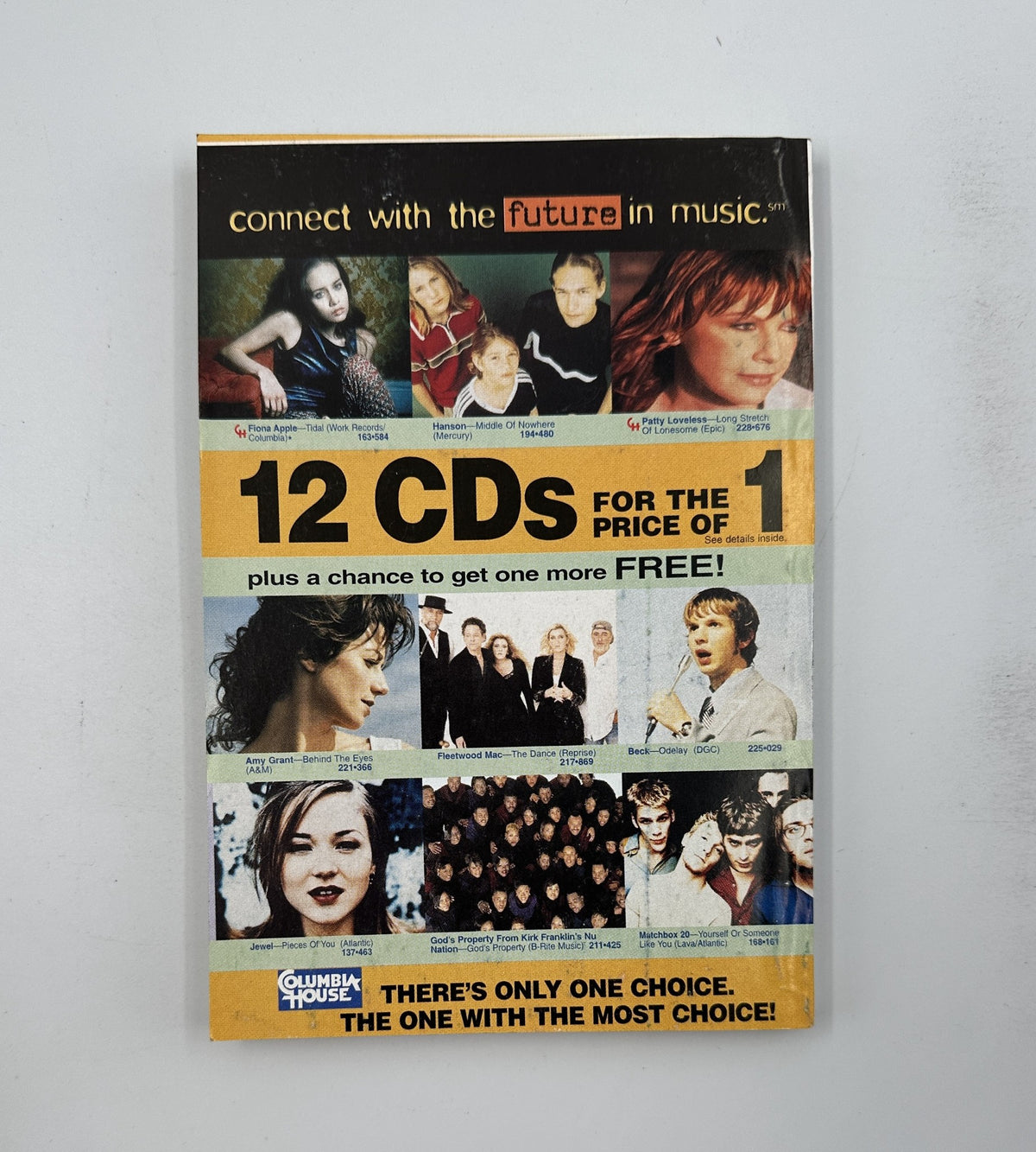 TV Guide Magazine January 3, 1998, advertisement page promoting a music CD offer, demonstrating marketing trends of late 90s entertainment.