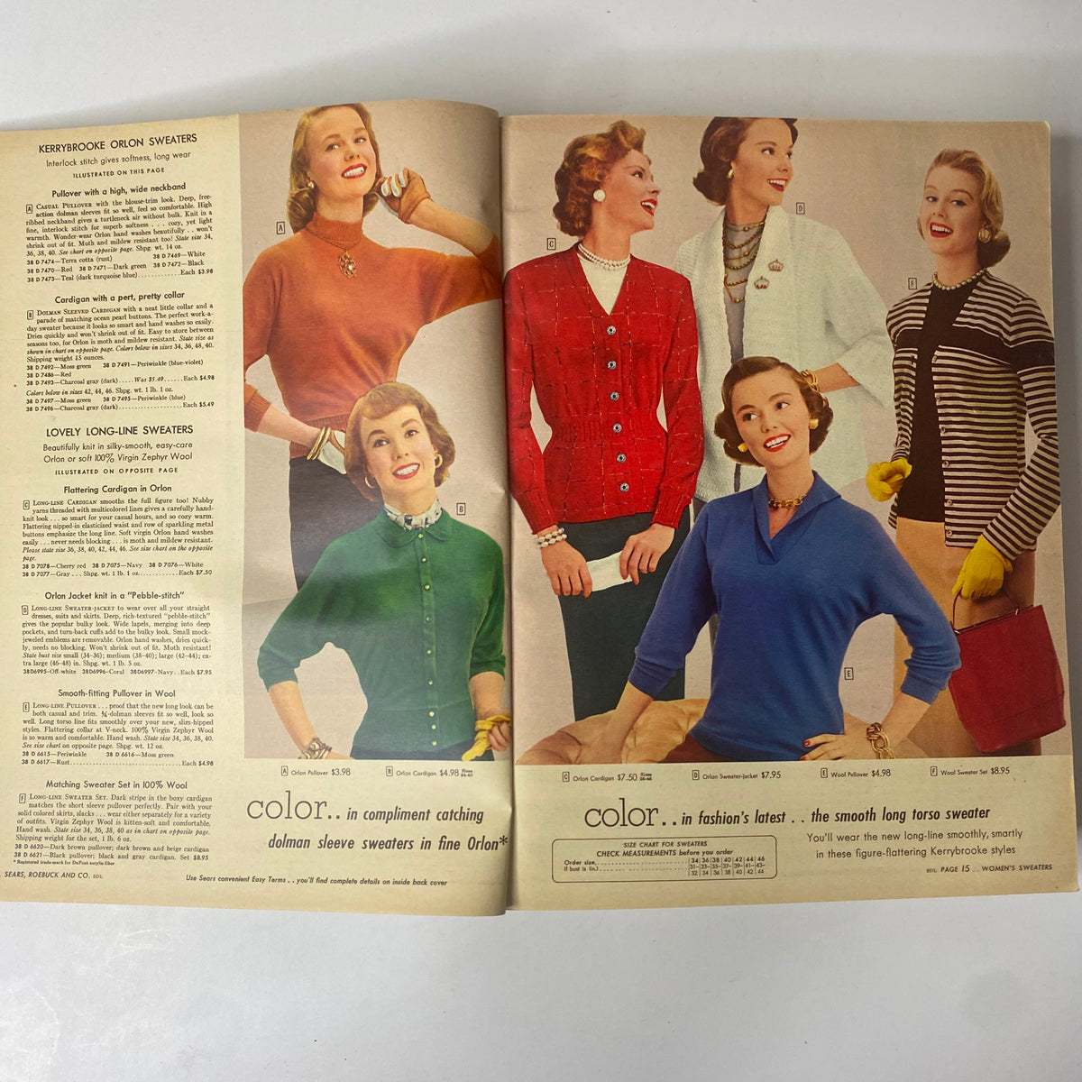 1955 Sears Roebuck and Co. Fall and Winter Catalog