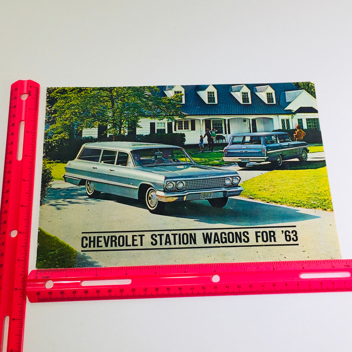 1963 Chevrolet Station Wagons Dealership Car Auto Brochure Catalog