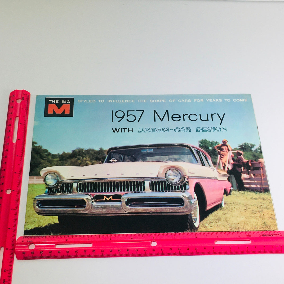 Front cover of the 1957 Mercury Montclair Series Sedans Dealership Car Auto Brochure Catalog highlighting the classic design and style.