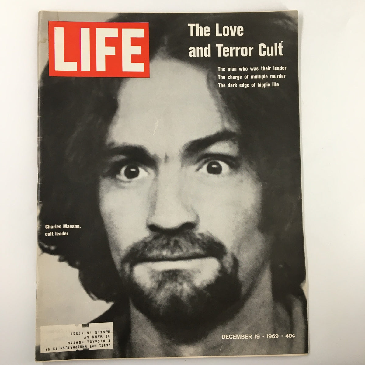 Life Magazine December 19 1969 The Love and Terror Cult of Charles Manson