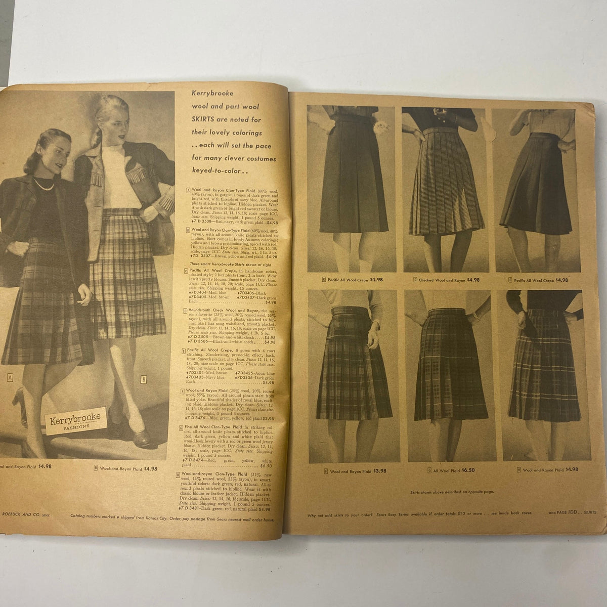 1945 - 1946 Sears Supplemental Fall and Winter General Catalog GD Interior