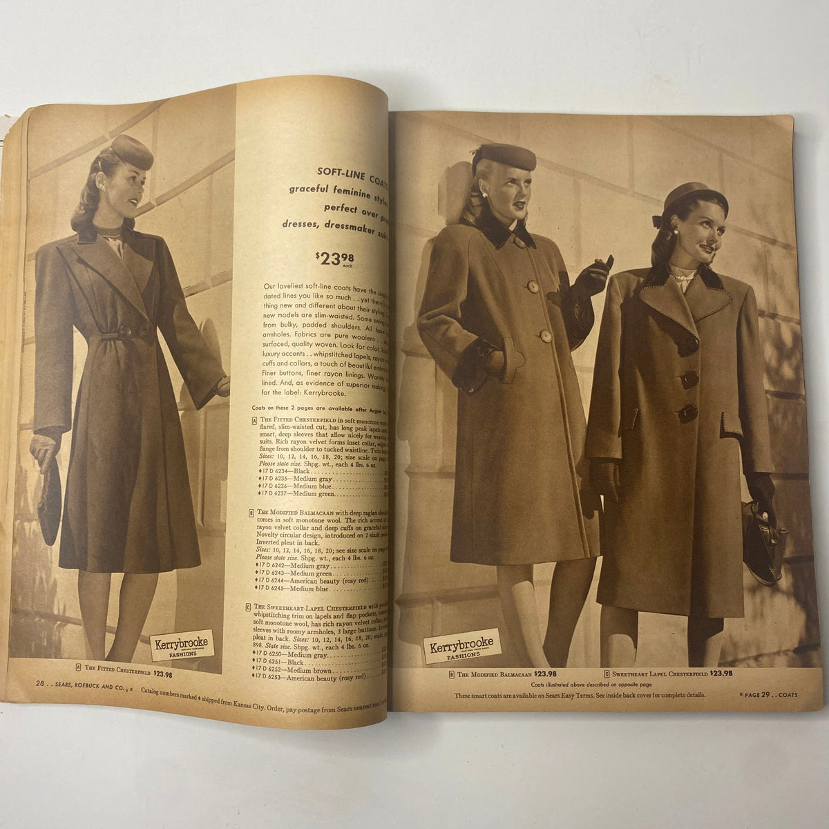 1945 - 1946 Sears Supplemental Fall and Winter General Catalog GD Interior