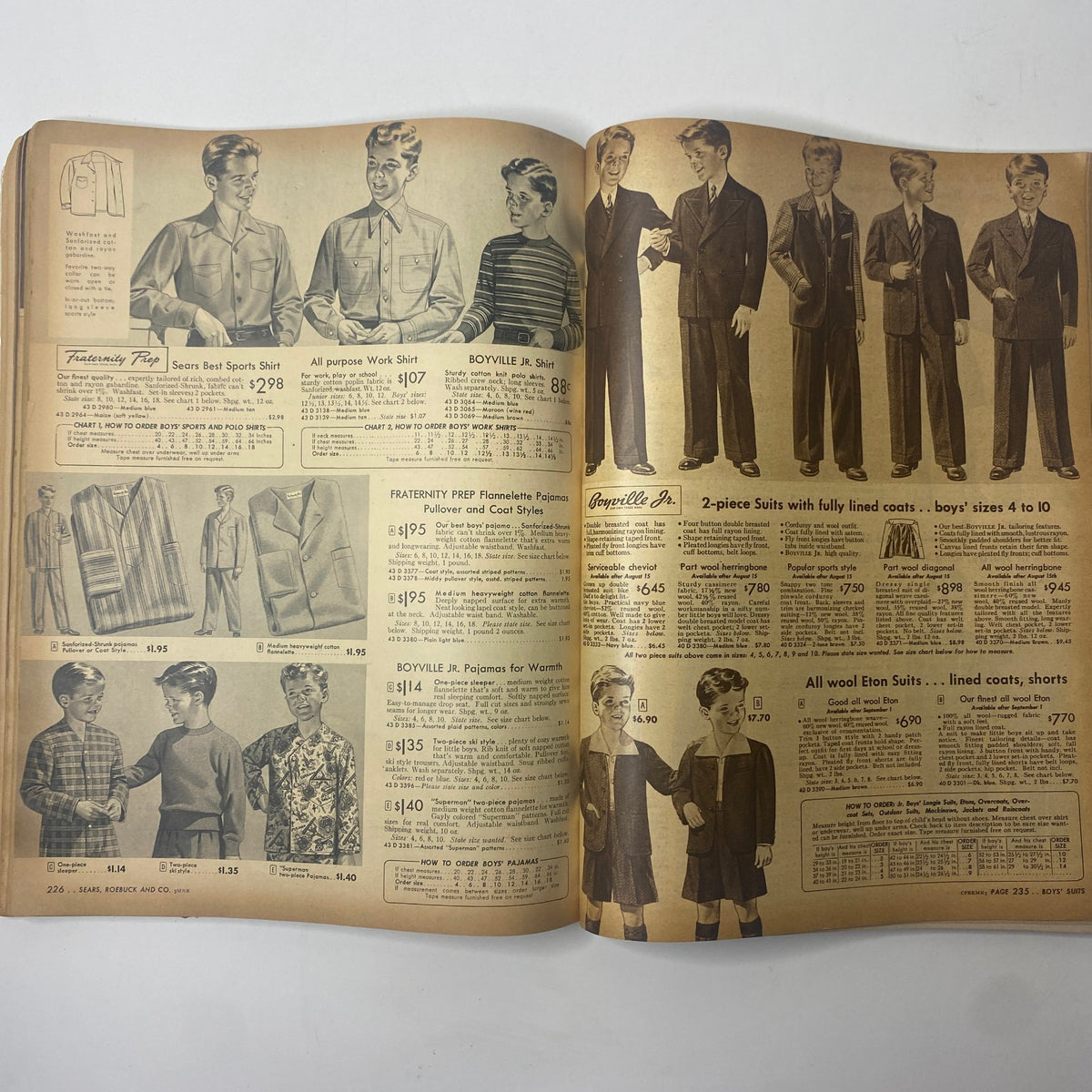 1945 - 1946 Sears Supplemental Fall and Winter General Catalog GD Interior