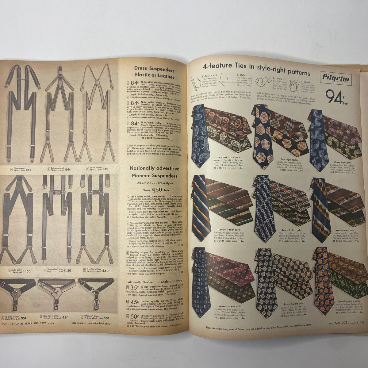 1945 - 1946 Sears Supplemental Fall and Winter General Catalog GD Interior