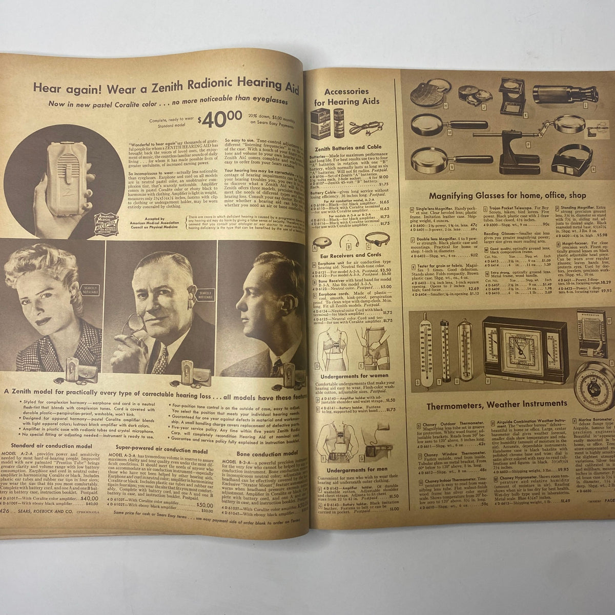1945 - 1946 Sears Supplemental Fall and Winter General Catalog GD Interior