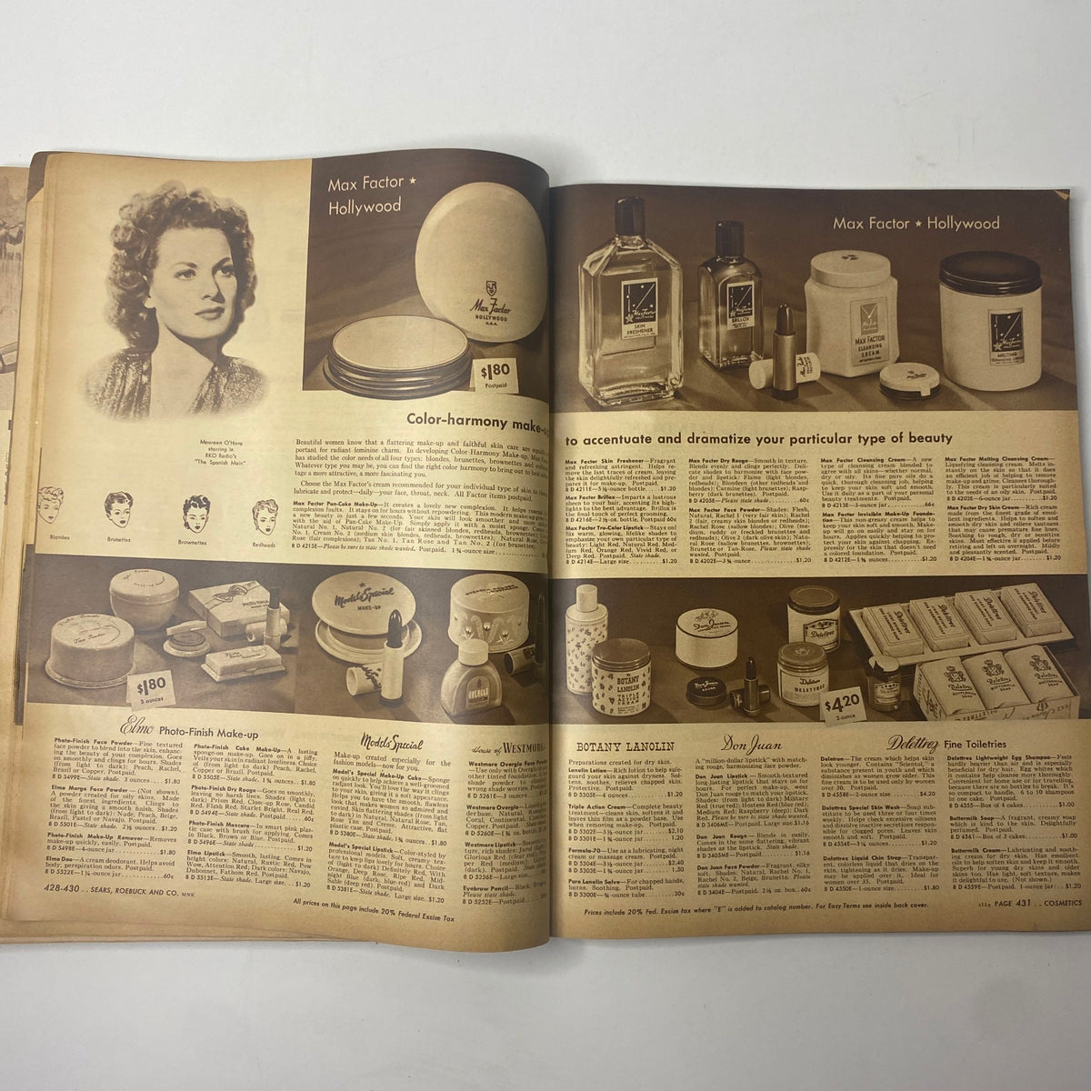 1945 - 1946 Sears Supplemental Fall and Winter General Catalog GD Interior