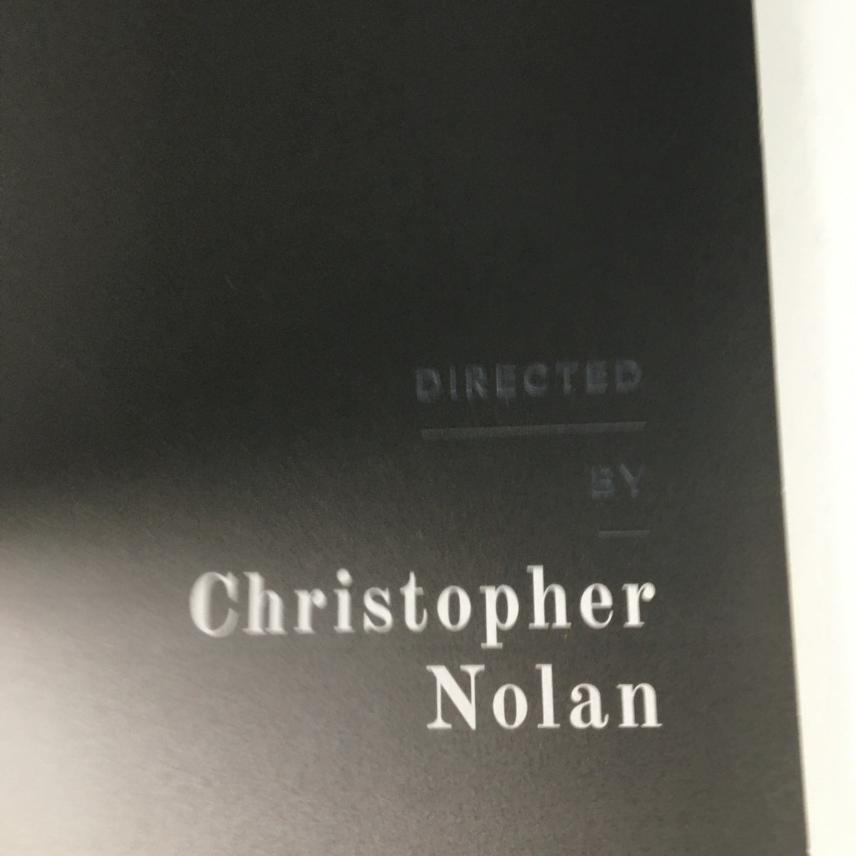 Text detail from Wired Magazine December 2014 indicating direction by Christopher Nolan.