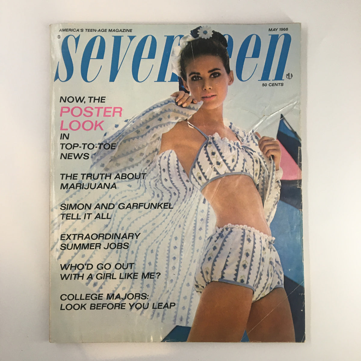 Seventeen Magazine May 1968 Simon and Garfunkel Tell it All No Label