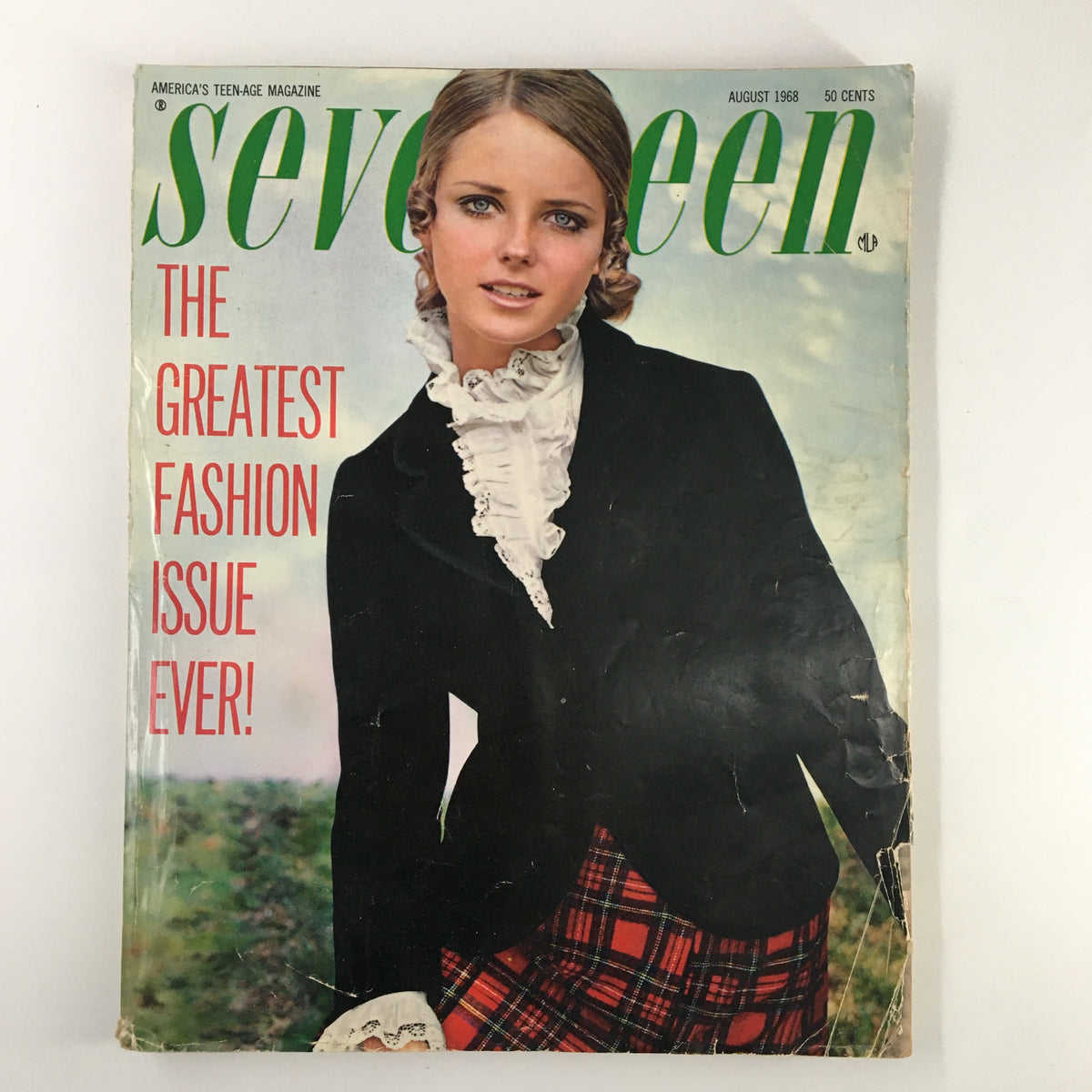 Seventeen Magazine August 1968 Memo From Model Cheryl Tiegs No Label