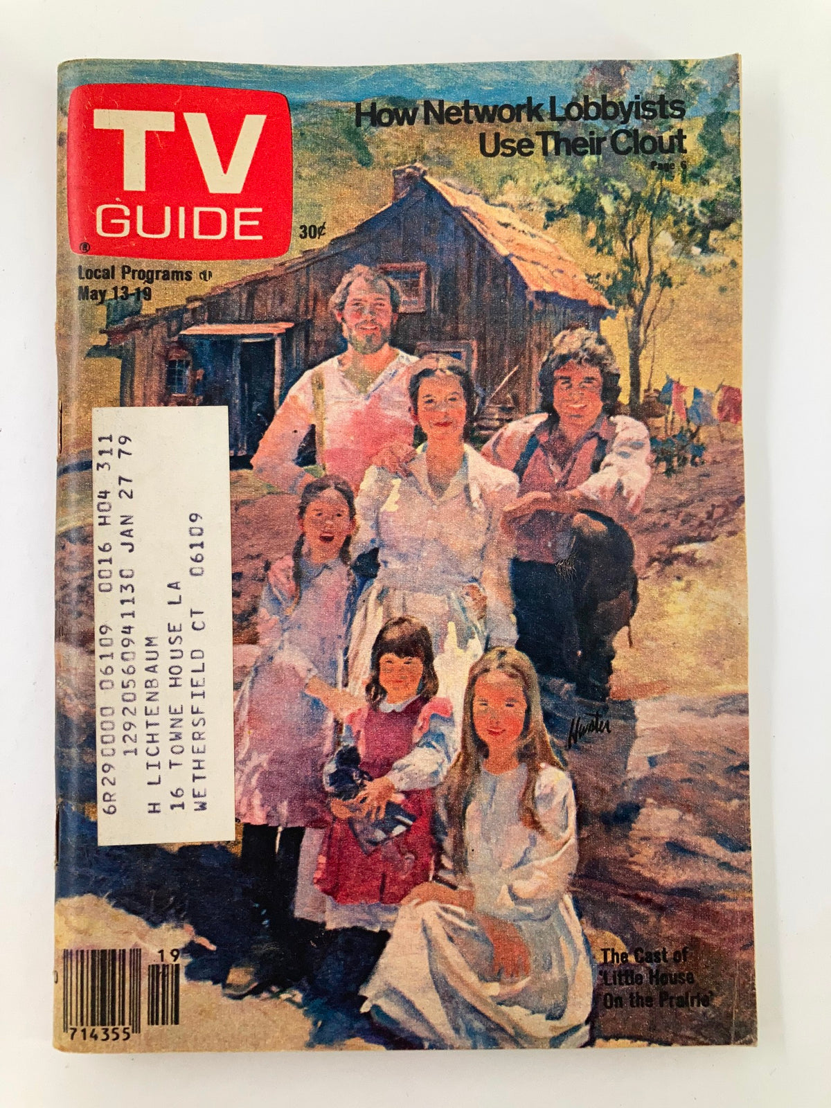 Cover of TV Guide Magazine May 13, 1978, issue #1311 featuring the cast of 'Little House on the Prairie', highlighting the importance of vintage television and pop culture.