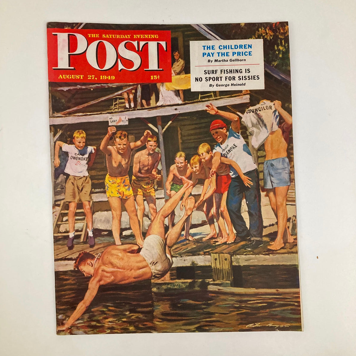 Saturday Evening Post Magazine August 27 1949 Austin Briggs and Ray Rasenberger