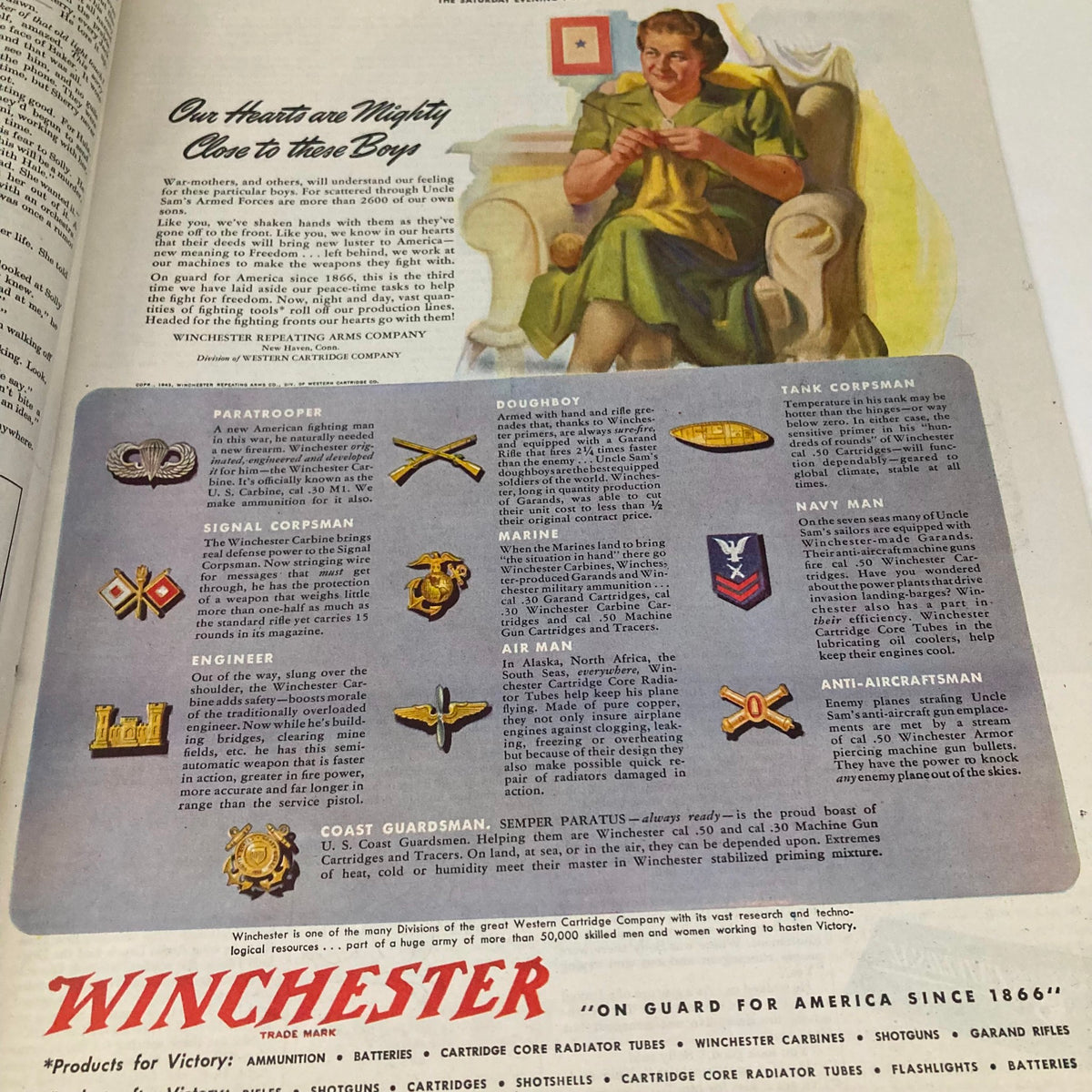 Saturday Evening Post Magazine August 21 1943 Illustrated Cover D. Crockwell