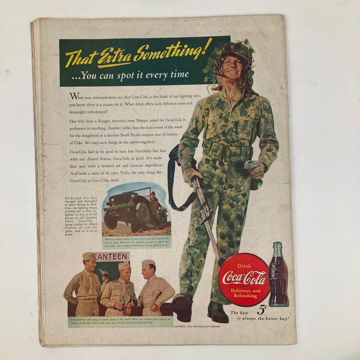 Saturday Evening Post Magazine August 21 1943 Illustrated Cover D. Crockwell