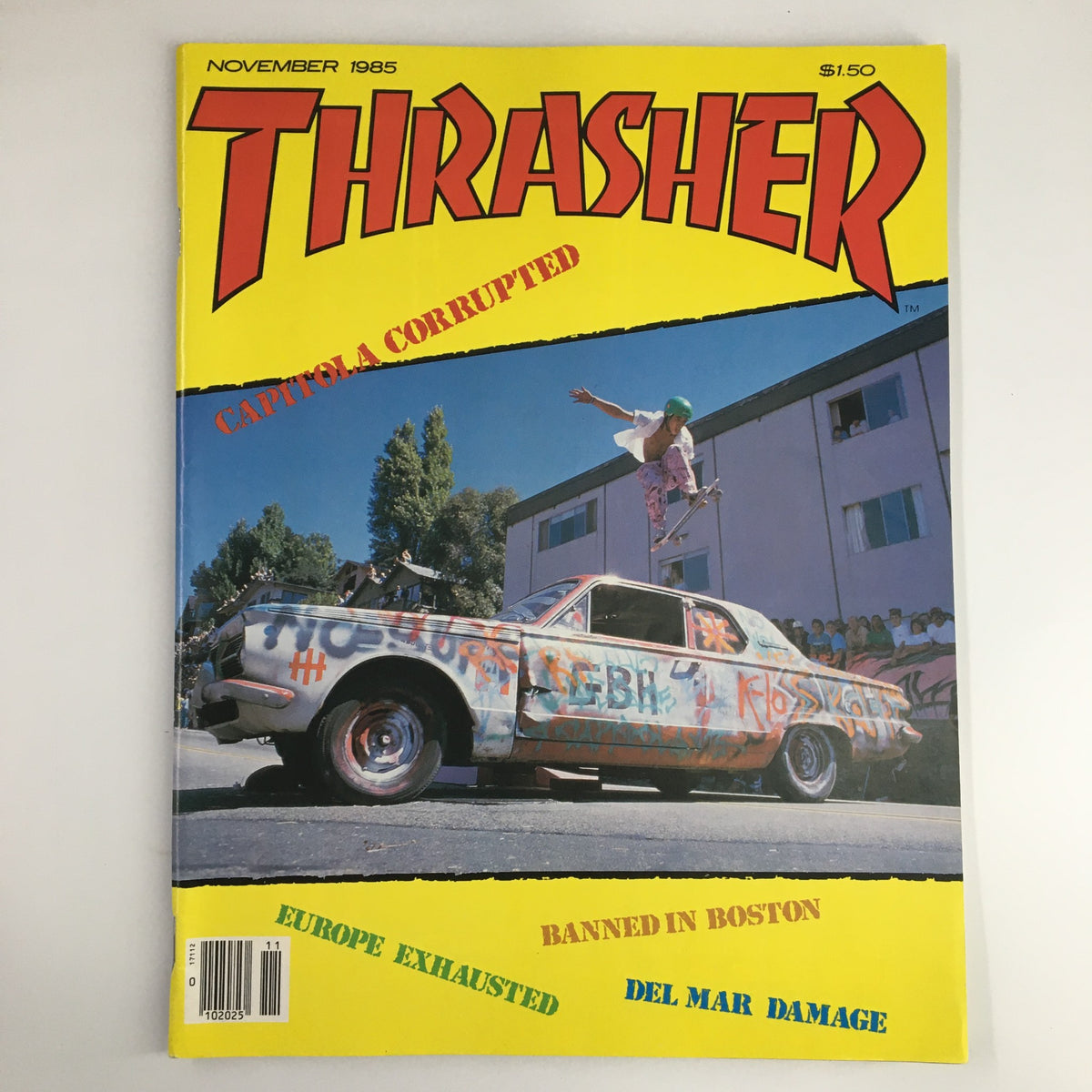 Thrasher Magazine November 1985 Christian Hosoi Capitola Streetsyle No Label