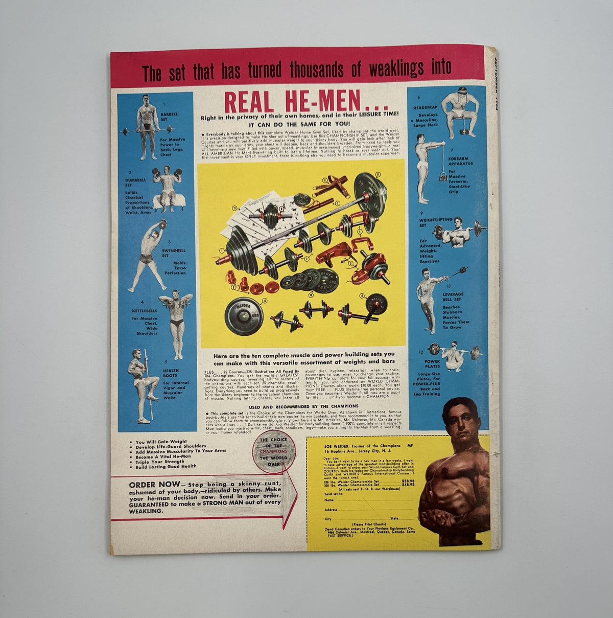 Muscle Power Magazine Sept 1955 | Bodybuilding