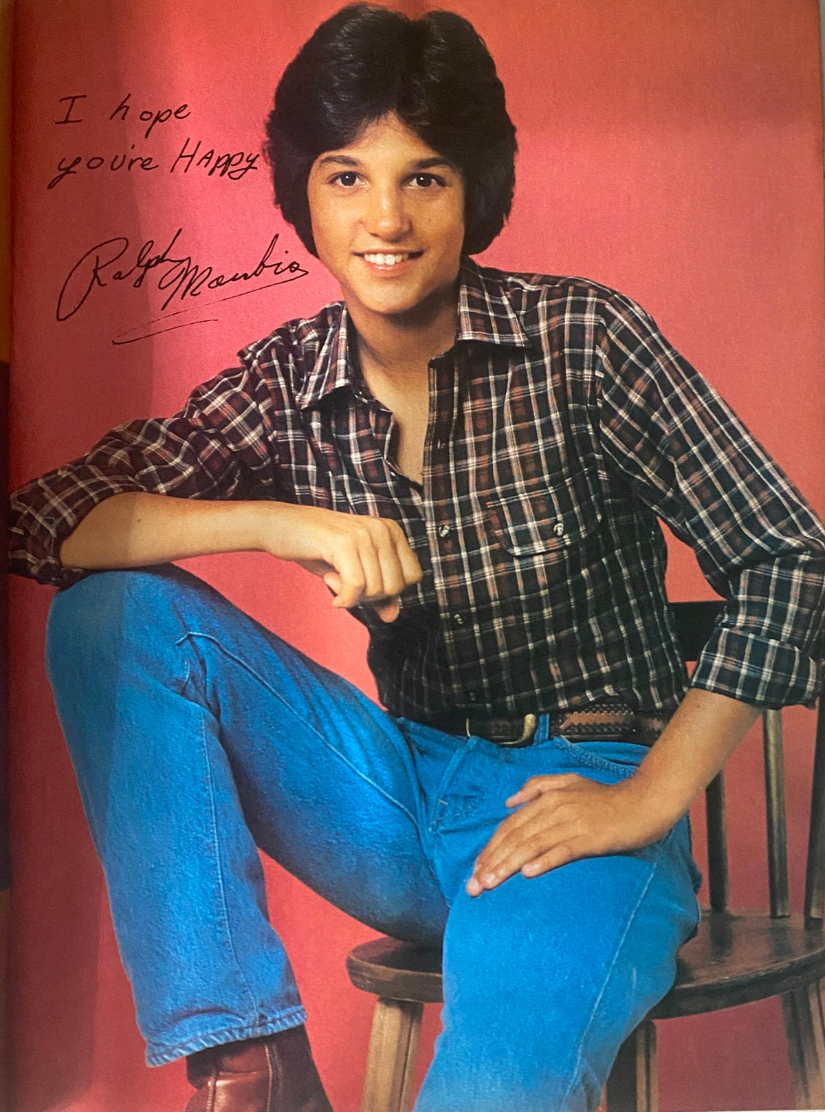 Ralph Macchio in Tiger Beat Magazine April 1982, capturing the iconic style and spirit of 80s youth culture.