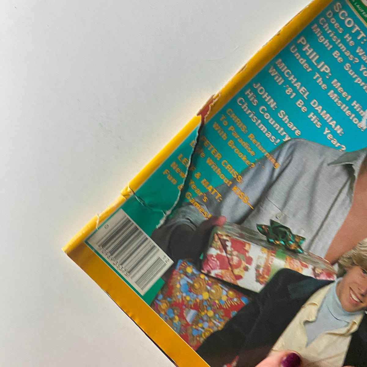 Back cover detail of January 1981 Tiger Beat Star Super Special, highlighting additional features and articles about popular teen idols of the era.