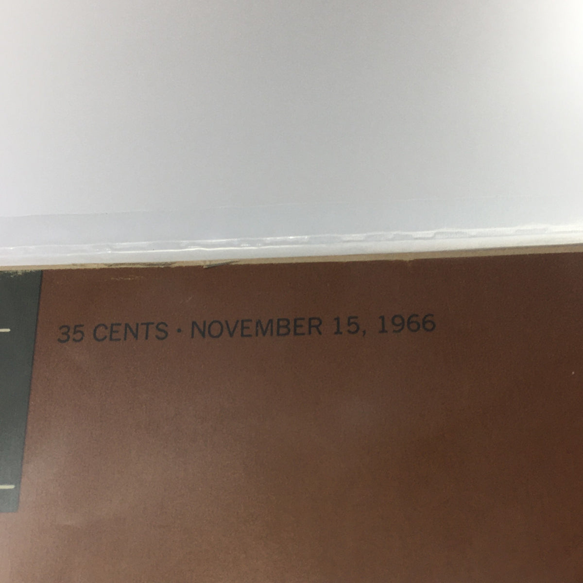 Bottom section of the Look Magazine cover dated November 15, 1966, showing the price of 35 cents.