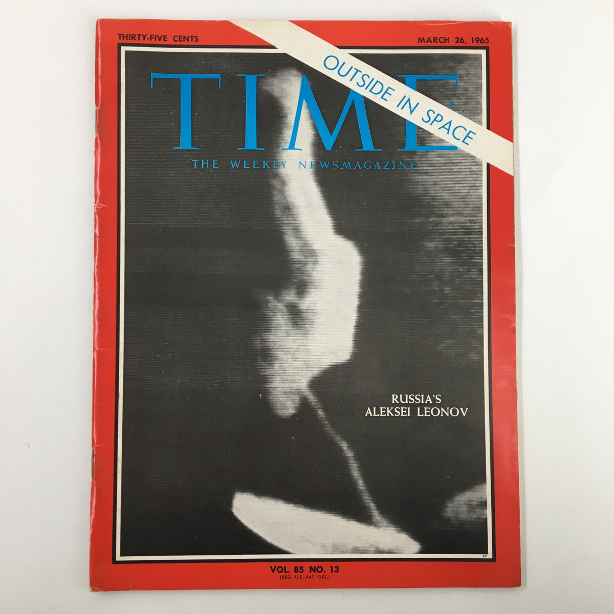 Time Magazine March 26 1965 Vol. 85 No. 13 Russia's Aleksei Leonov No Label