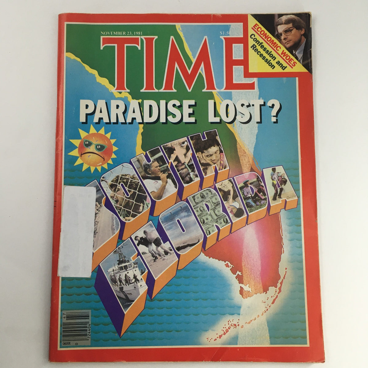 Time Magazine November 23 1981 South Florida Paradise Lost & Economic Woes