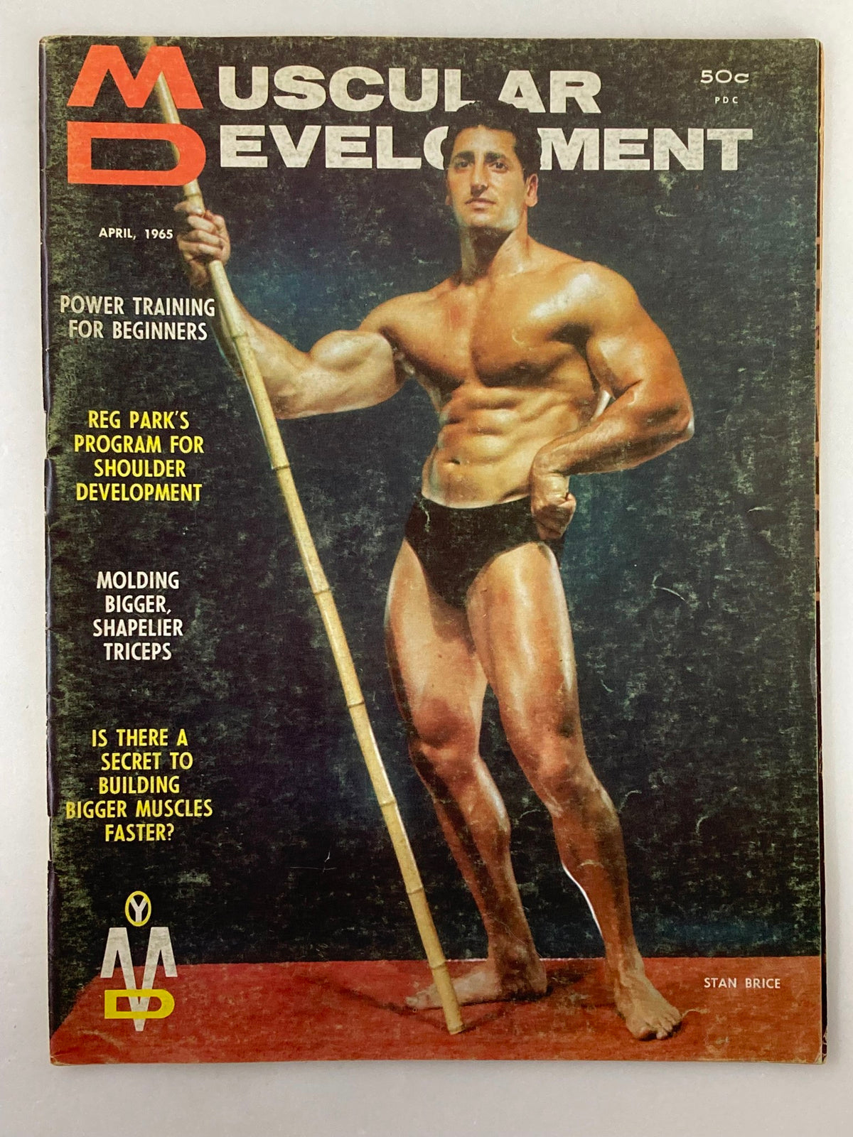 Muscular Development Magazine April 1965 Vol 2 #4 Stan Brice No Label