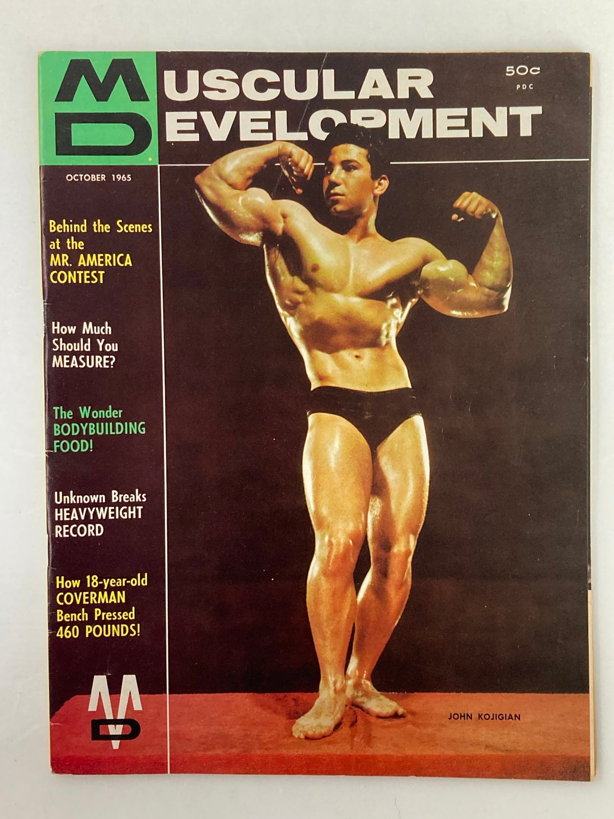 VTG Muscular Development Magazine Oct 1965