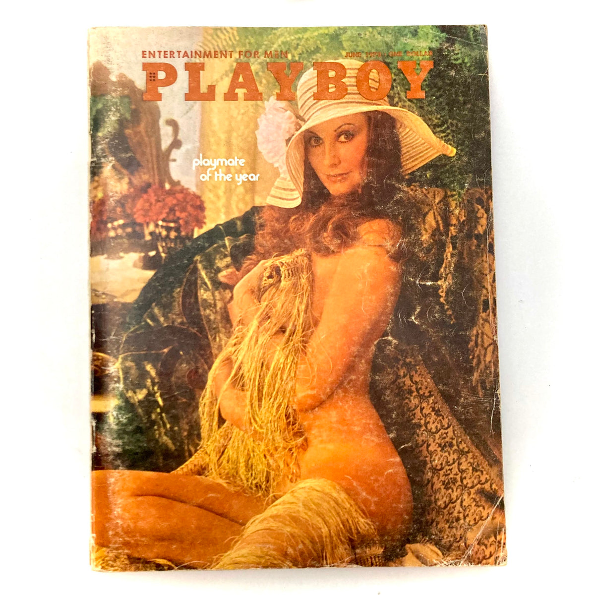 Vintage Playboy Magazine June 1973 featuring Playmate Ruthy Ross on the cover, showcasing retro design and classic allure.