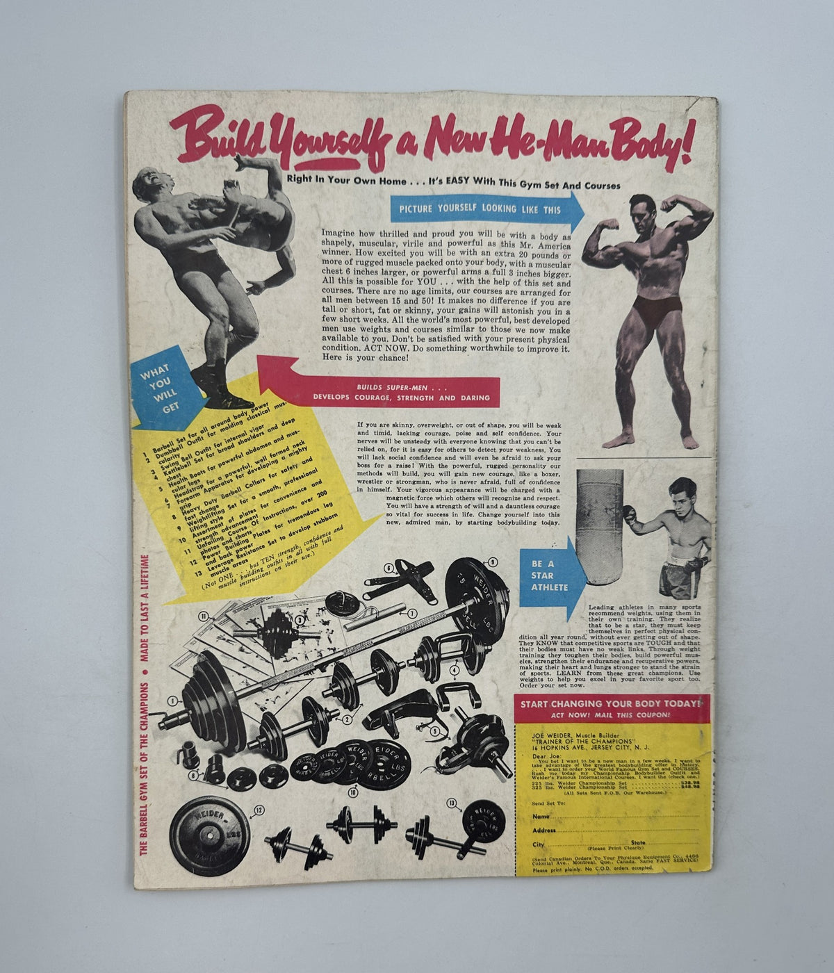 Muscle Power Mar-Apr 1953 | Clarence Ross - Vintage | Original Magazines