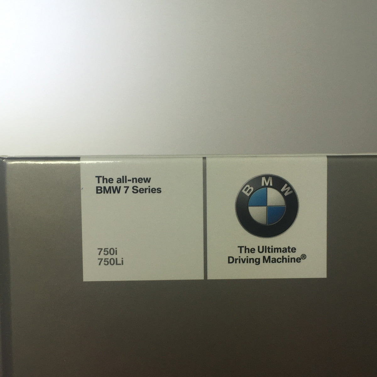 Detail of the 2008 BMW 7 Series 750i 750Li Dealership Car Auto Brochure Catalog with branding and model information.