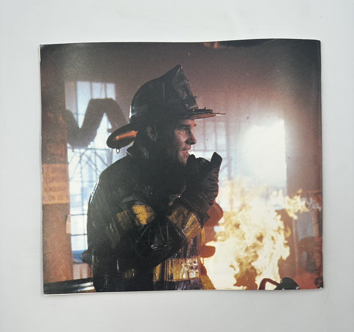 Cinefex Magazine November 1991 No. 48 featuring a dramatic scene of a firefighter in action amidst flames.