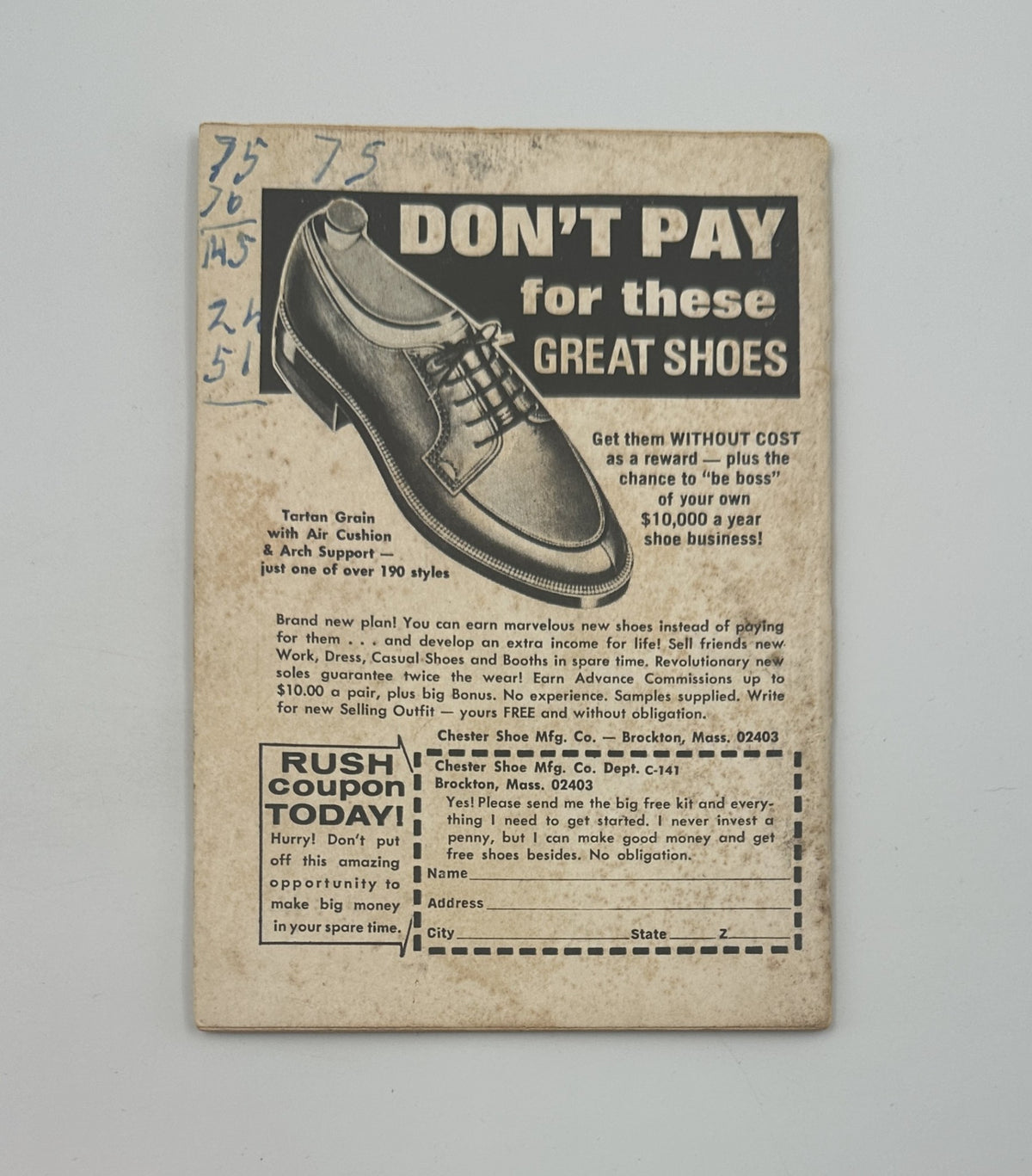 Jet Magazine March 23, 1967 showcasing an advertisement for shoes, highlighting a special offer for readers, in readable condition.