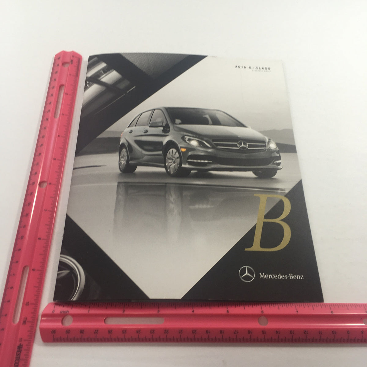 2016 Mercedes-Benz B-Class Electric Drive Dealership Auto Brochure displaying the front cover design with the model name and logo.