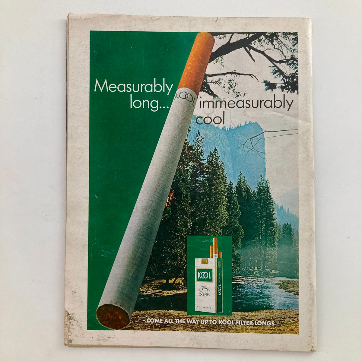 Advertisement page from VTG Newsweek Magazine November 17 1969 featuring a Kool cigarette advertisement.