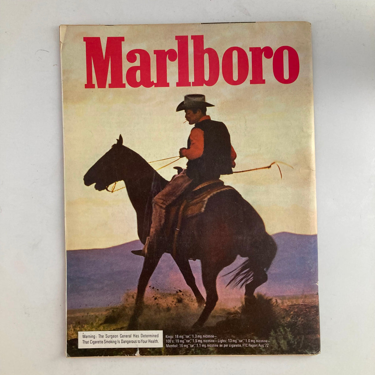 Cover of VTG Newsweek Magazine June 18 1973 showcasing an advertisement for Marlboro with a cowboy on horseback.