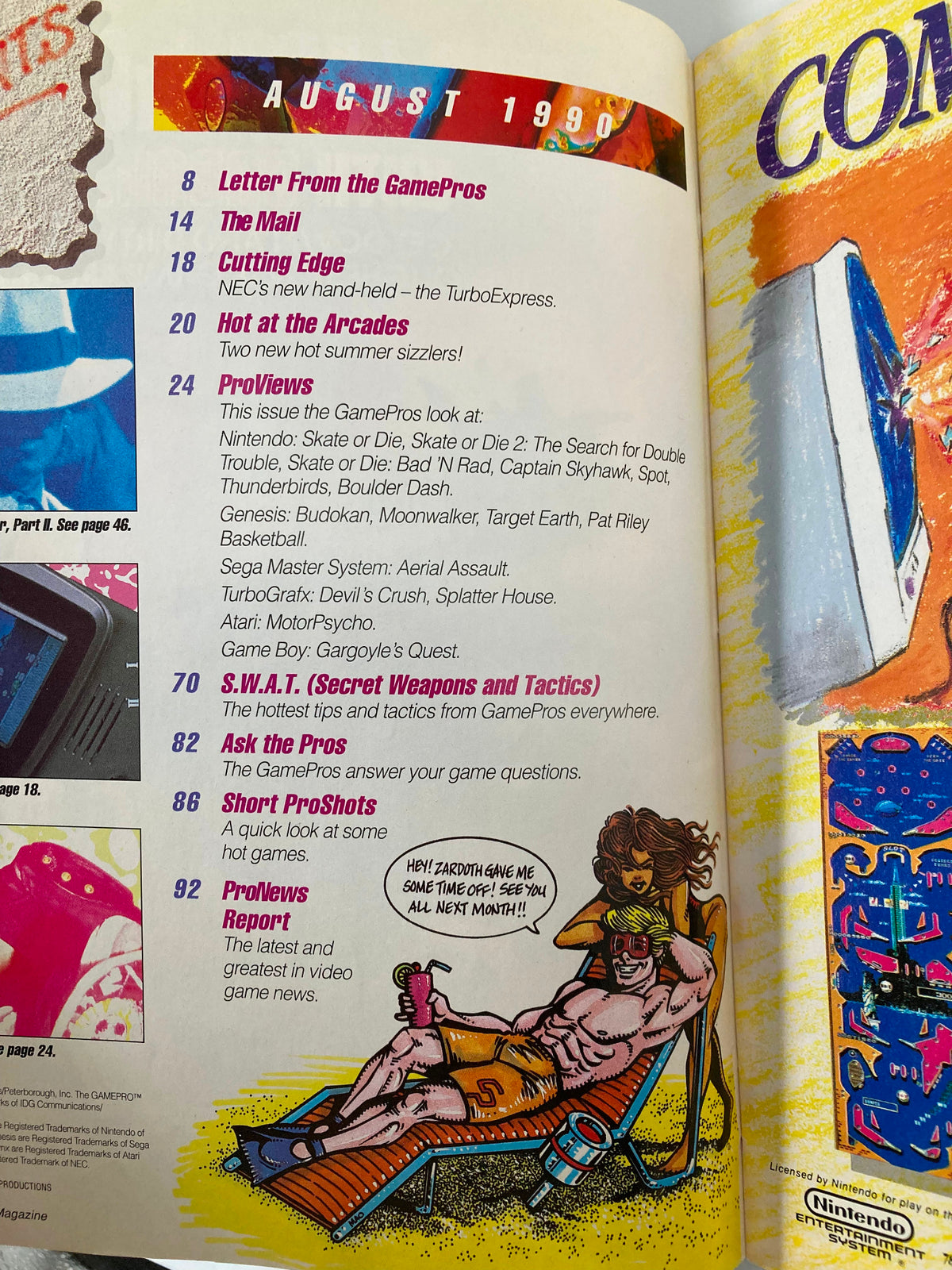 GamePro Magazine August 1990 Michael Jackson's Moonwalker Smooth Criminal Part 2
