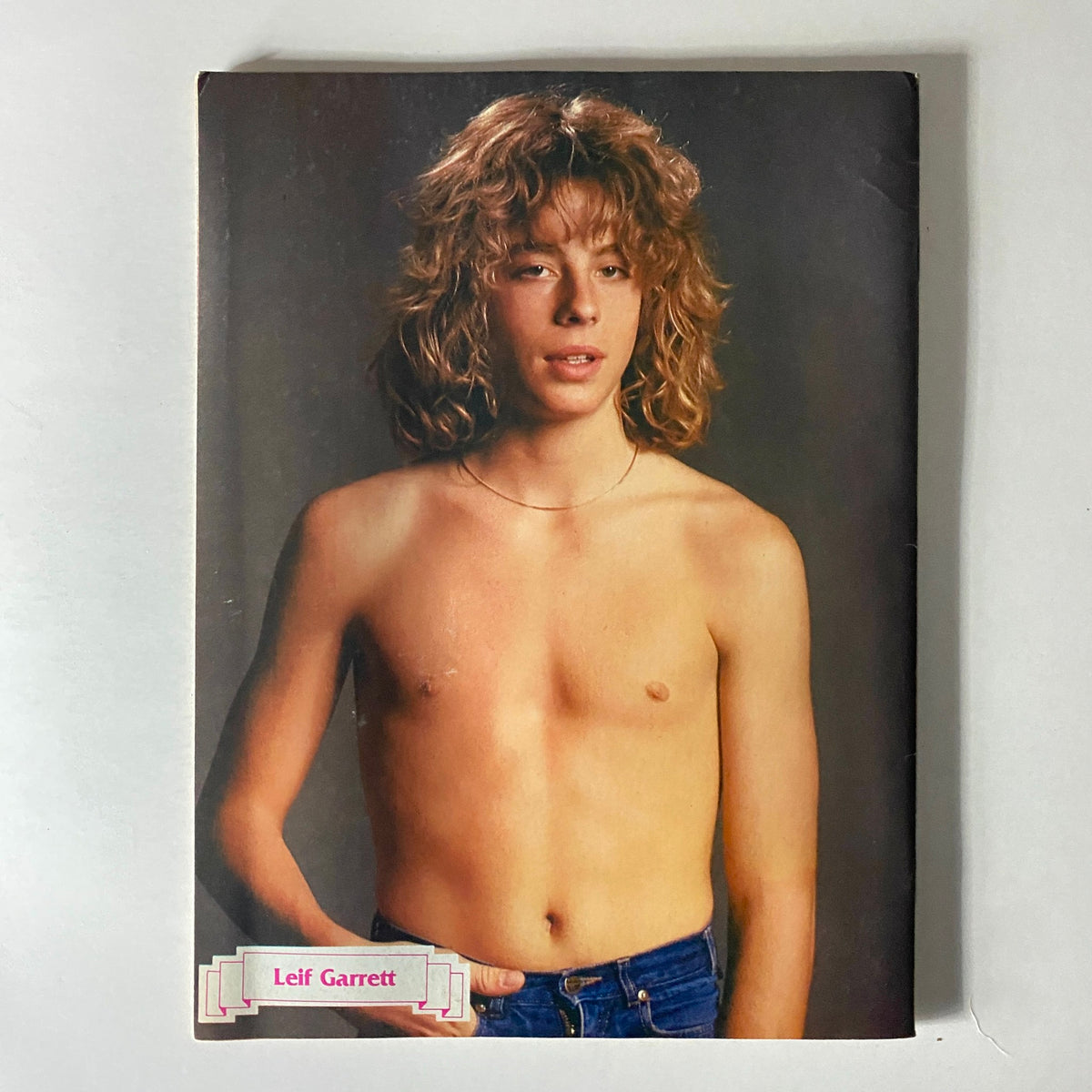 Teen Stars Photo Album Issue No. 36 featuring a photo of Leif Garrett, a popular teen idol known for his 1980s music and acting career.