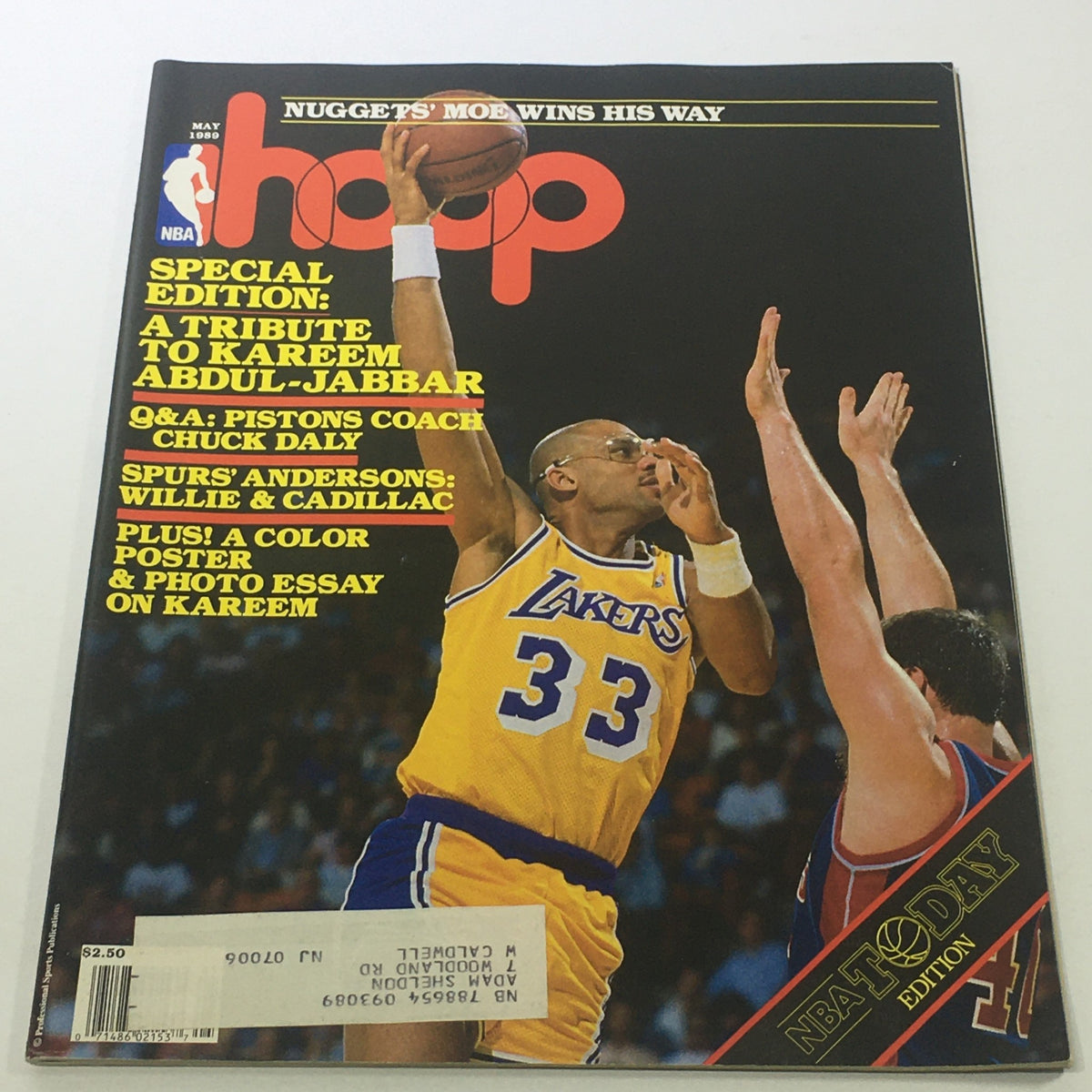 Hoop NBA Magazine May 1989 Special Edition