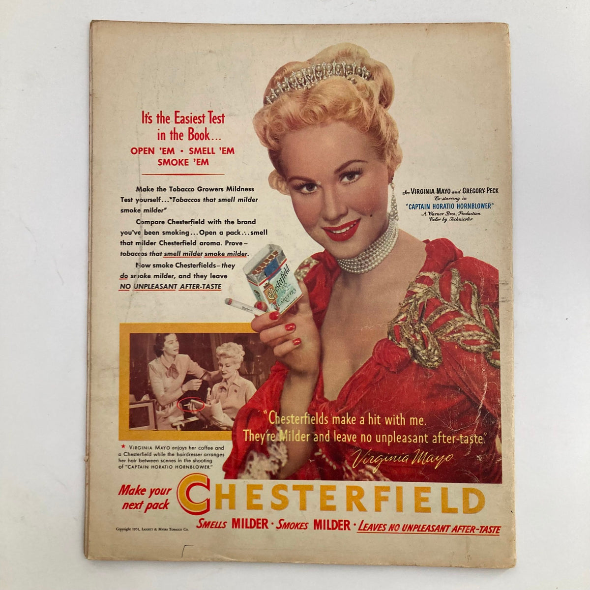 Vintage Look Magazine January 30 1951 Gloria Swanson, Joan Crawford No Label