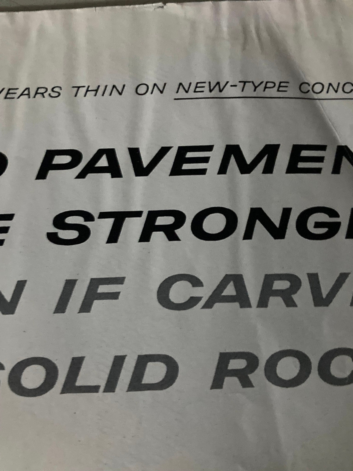 The Saturday Evening Post promotional image highlighting text about pavement strength, linked to the theme 'FDR's Lonely Last Days.'