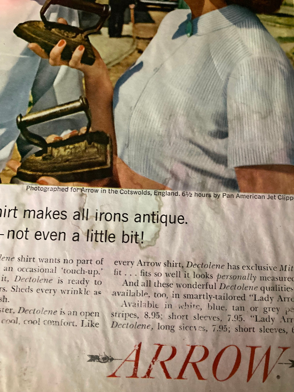 Detailed view from The Saturday Evening Post April 22 1961, featuring vintage advertising and editorial design elements.